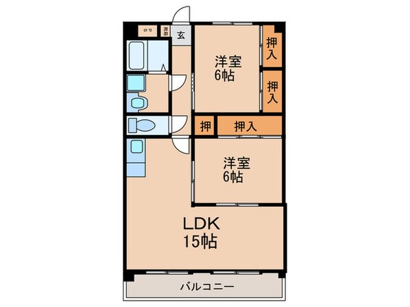 №８ 山一ビルの物件間取画像